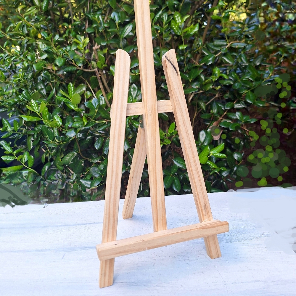Wooden Easel Display Stand Wood with Kickstand for Art